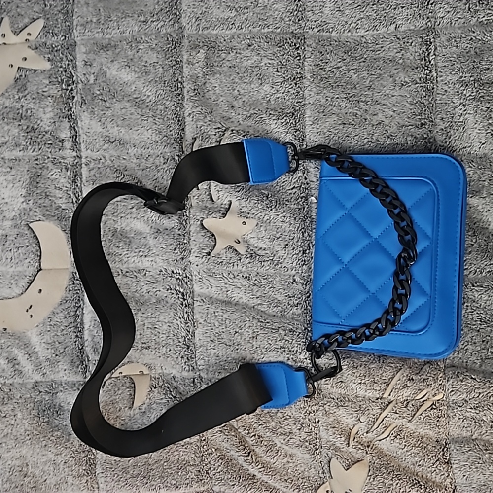 Small blue purse